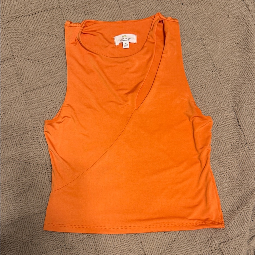 Marshalls Vibrant Orange Tank Top